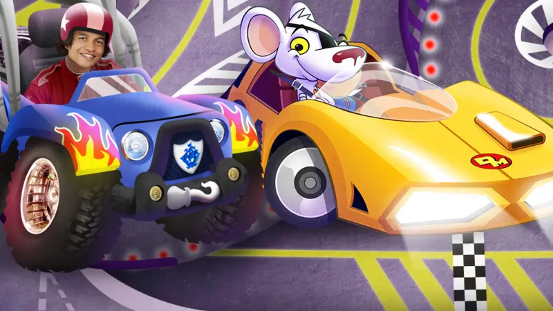 Race round Tokyo with Danger Mouse, burn rubber with Blue Peter, or ride
